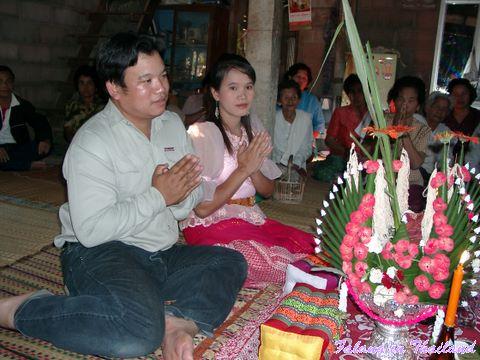 Thailändische Hochzeit - Brautpaar